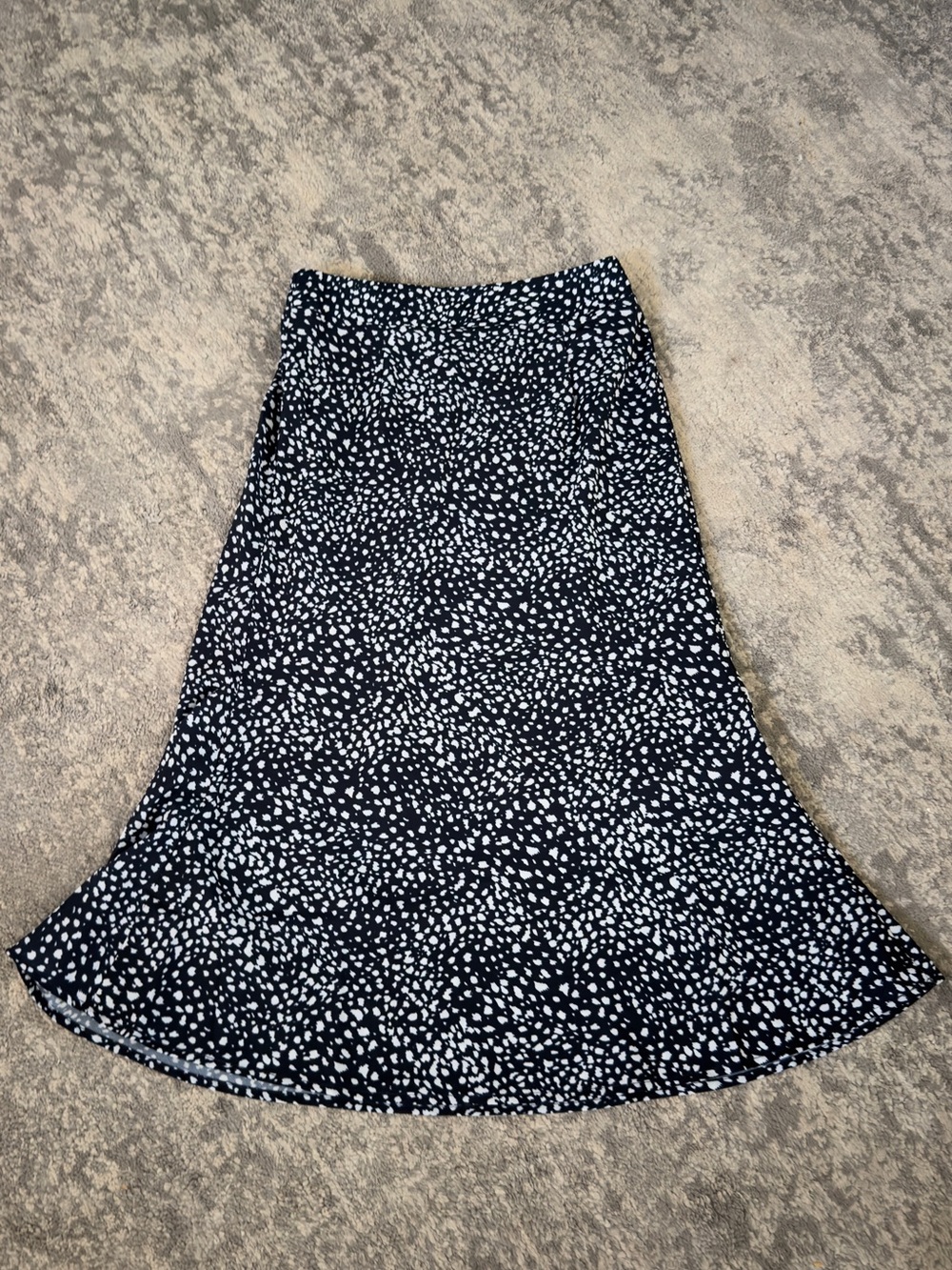 Petal & Pup Black and White Printed Midi Skirt
